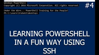 The FUN way of Learning PowerShell! -#4