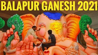 Balapur Ganesh 2021 Making | Balapur Ganesh Painting | Dhoolpet Ganesh 2021 | #BalapurGanesh2021