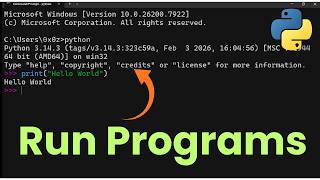 How to Run Python Programs in Command Prompt: Interactive and Script Modes Explained