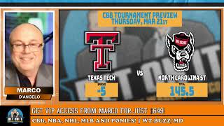 Texas Tech vs North Carolina State March Madness Predictions | 2024 NCAA Tournament Best Bets