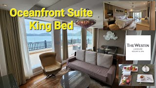 One King Bed Room Oceanfront Suite Large Balcony The Westin Langkawi Resort and Spa Marriott Bonvoy