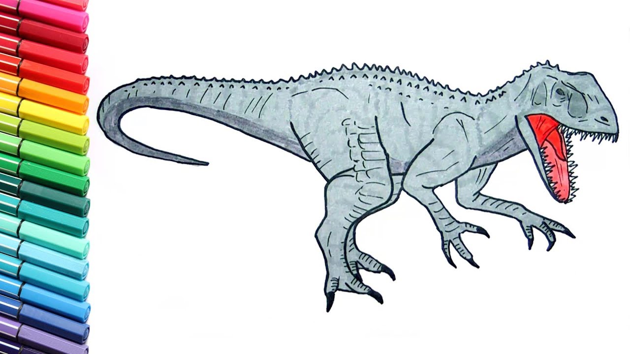 Indominus Rex Printable - Printable Coloring Pages