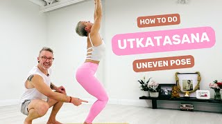 How to do Utkatasana | Uneven Pose in Ashtanga Yoga