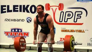 WC Powerlifting 2015 - Tony Cliffe - 362.5kg deadlift