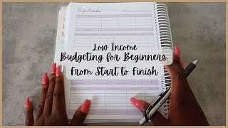 BUDGETING FOR BEGINNERS| A LOW INCOME DETAILED BUDGET W ME| $1268 ZERO-BASED BUDGET| TAYLORBUDGETS