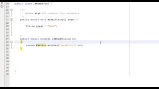 Java Validation: Validating a Name