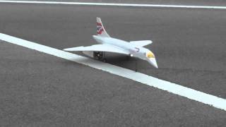 コンコルド　RC　EDF CONCORDE　逆噴射　THRUST REVERSER