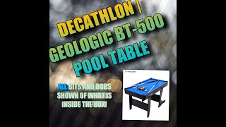 Decathlon/Geologic BT-500 Pool Table