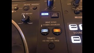 WHAT GOES ON AND HOW TO USE  MASTER SYNC WITH PIONEER DJ KIT