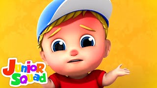 Baby Sick Song | Boo Boo Song | Nursery Rhymes and Kids Songs with Junior Squad