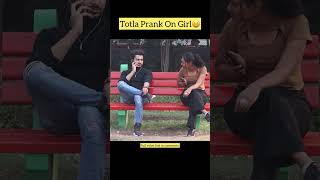 Totla Call clash prank on girl😆 #shorts