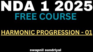 sequence and series | harmonic progression | nda 1 2025 | #nda #ndaexam #math #maths #nda #video