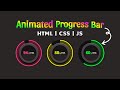 Create a Dynamic Circular Progress Bar with HTML, CSS & JavaScript | Easy Step-by-Step Guide!
