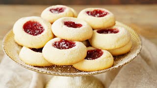 Express Shortbread Cookies with Jam