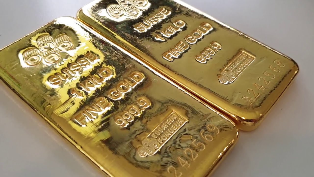 PAMP Suisse Gold Bars | 1kg Gold Bars | 1 KILO PAMP GOLD BULLION - YouTube