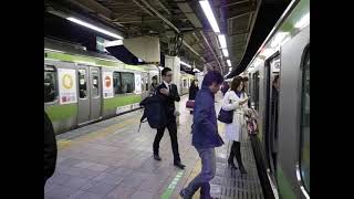 2009 夜の山手線 恵比寿駅-渋谷駅-原宿駅-新宿駅 091124