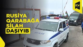 İşğal dövründə Rusiyadan Qarabağa hərbi təyinatlı yüklər daşınıb