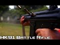 H&K 91 .308 Battle Rifle! (Semi-Auto H&K G3) | Super Slow-Mo 4K