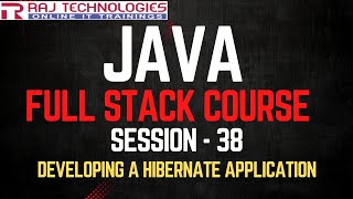 Session - 38 | Java Full Stack Developer Course | Developing a Hibernate Application in Eclipse