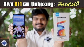 Vivo V11 Pro Unboxing \u0026 initial impressions ll in telugu ll