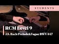 J.S. Bach - Prelude and Fugue in C minor, WTC I, BWV 847