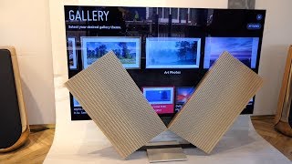 Noble 77-inch-OLED-TV Beovision Harmony - high-end UHD OLED TVset from Bang & Olufsen B&O - hands-on