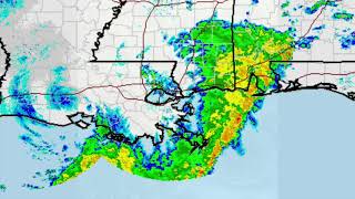 Stronger Tropical Storm Barry At The Coast