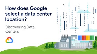 How does Google select a data center location?