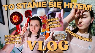 CHOROWANIE 🤒 TAKIE GADŻETY TO JA LUBIĘ - MASAŻER DO SKÓRY GŁOWY 💆🏻‍♀️ DENKO CHEMIA DOMOWA 🧴 VLOG