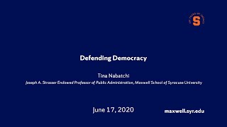 Tina Nabatchi | Defending Democracy