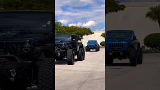 🔥💪 Gangsters 6x6 jeep show #wranglerjeep #6x6 #shorts