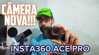 NOVA CÂMERA DO CANAL!!!! INSTA360 ACE PRO 🙏