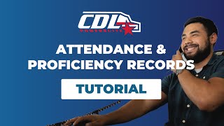 CDL PowerSuite - Attendance & Training Proficiency Records Tutorial