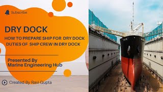 How to Prepare a Ship for DryDock|Procedure for Entering Dry dock|Docking Plan|(Hindi)