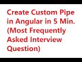 Create Custom Pipe in Angular in Just 5 mins