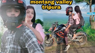 Montang valley tripura| North East|  rimi ke sath ride |cute girls 🥰