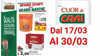 Volantino Crai dal 17 al 30 marzo 2022