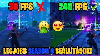 HOGYAN NÖVELD AZ FPS-ED FORTNITEBAN! BEÁLLÍTÁS ÚTMUTATÓ (Colorblind mód, stb) Magyarul!