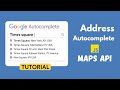 Google Maps Place Autocomplete API Tutorial – Plain HTML & JavaScript Example