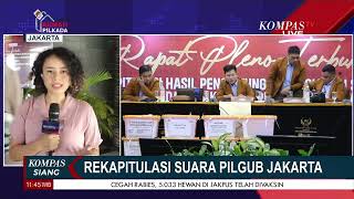 KPU Jakarta Pusat Gelar Rapat Pleno Rekapitulasi Suara Pilkada 2024, Begini Situasinya