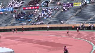 2013日本ｲﾝｶﾚ女子4×400m予選5組 立命大(大西 森實 王子田 小田垣)3.42.65 Ritsumeikan University1st