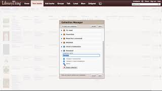 Tiny Tutorial for LibraryThing: Your Collections