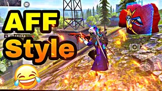 Alpha free fire style full gameplay⚡⚡ | Free fire new bundle gameplay | Most insane match ..