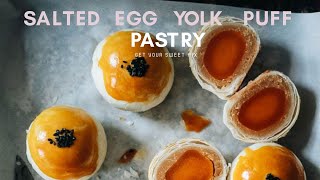 Salted Egg Yolk Puff Pastry Recipe | Miyano Daily  ▶ 1080p VIDEO