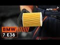 How to change engine oil and oil filter BMW 7 E38 TUTORIAL | AUTODOC