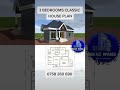 3 BEDROOMS CLASSIC HOUSE PLAN