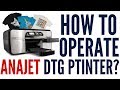 Step by Step Process on How to Operate a Direct to Garment Printer - Anajet DTG Printer