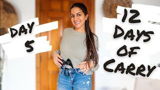 12 DAYS OF CARRY 2020: Day 5 // How I conceal and carry my gun // My carry ammo