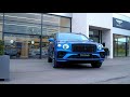 the new bentley bentayga finished in moroccan blue