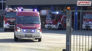 MZF FF Wallstadt als B-Dienst + Löschzug BF Mannheim FW Mitte